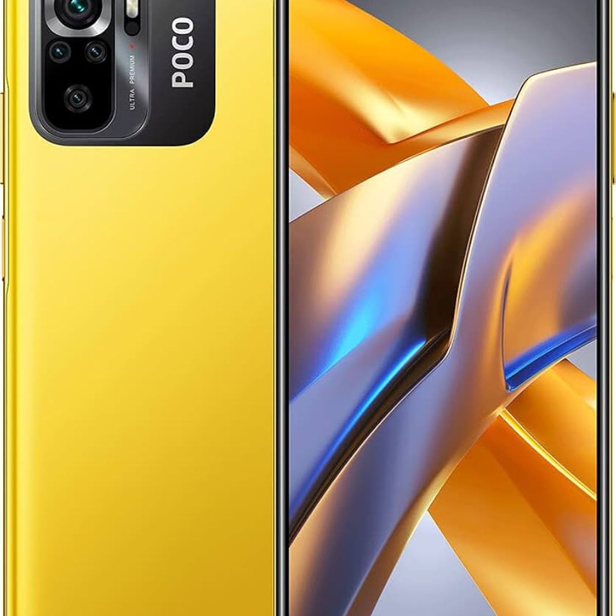 XIAOMI - POCO M5s AMARILLO 6 GB RAM Y 128 GB ROM - INCLUYE CARGADOR, CABLE Y CASE