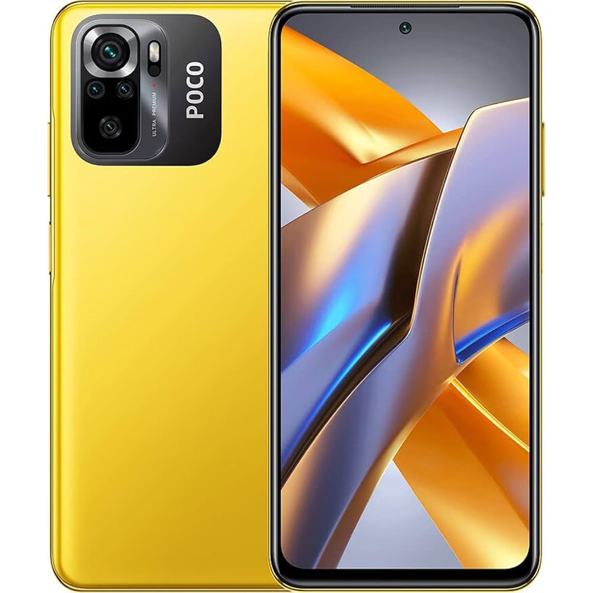 XIAOMI - POCO M5s AMARILLO 6 GB RAM Y 128 GB ROM - INCLUYE CARGADOR, CABLE Y CASE