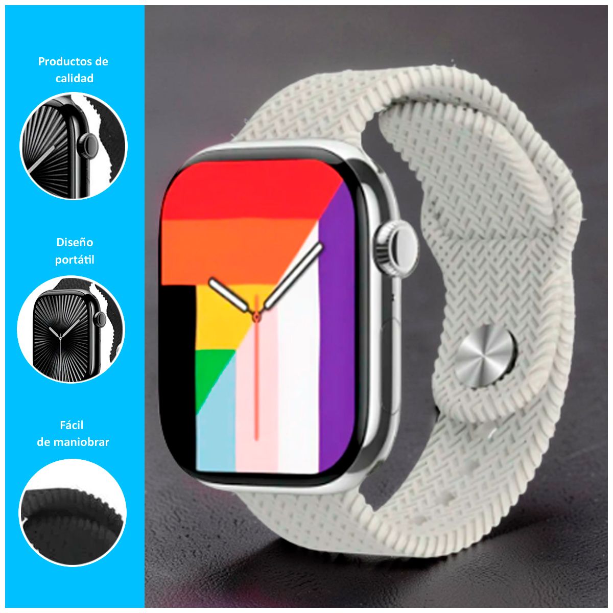 GENERICO - Smartwatch HK11 Pro Max con Pantalla Amoled Plata