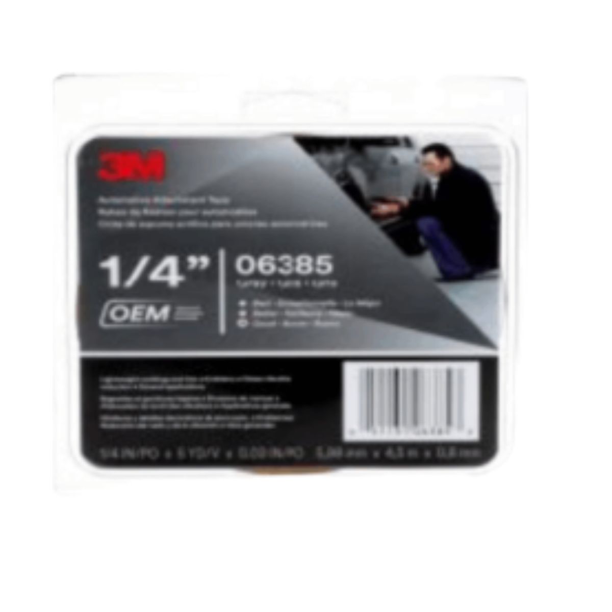 3M - PN 06385 CINTA DE EMBLEMAS 3/16'' X 5 MT - 3M  - UNIDAD