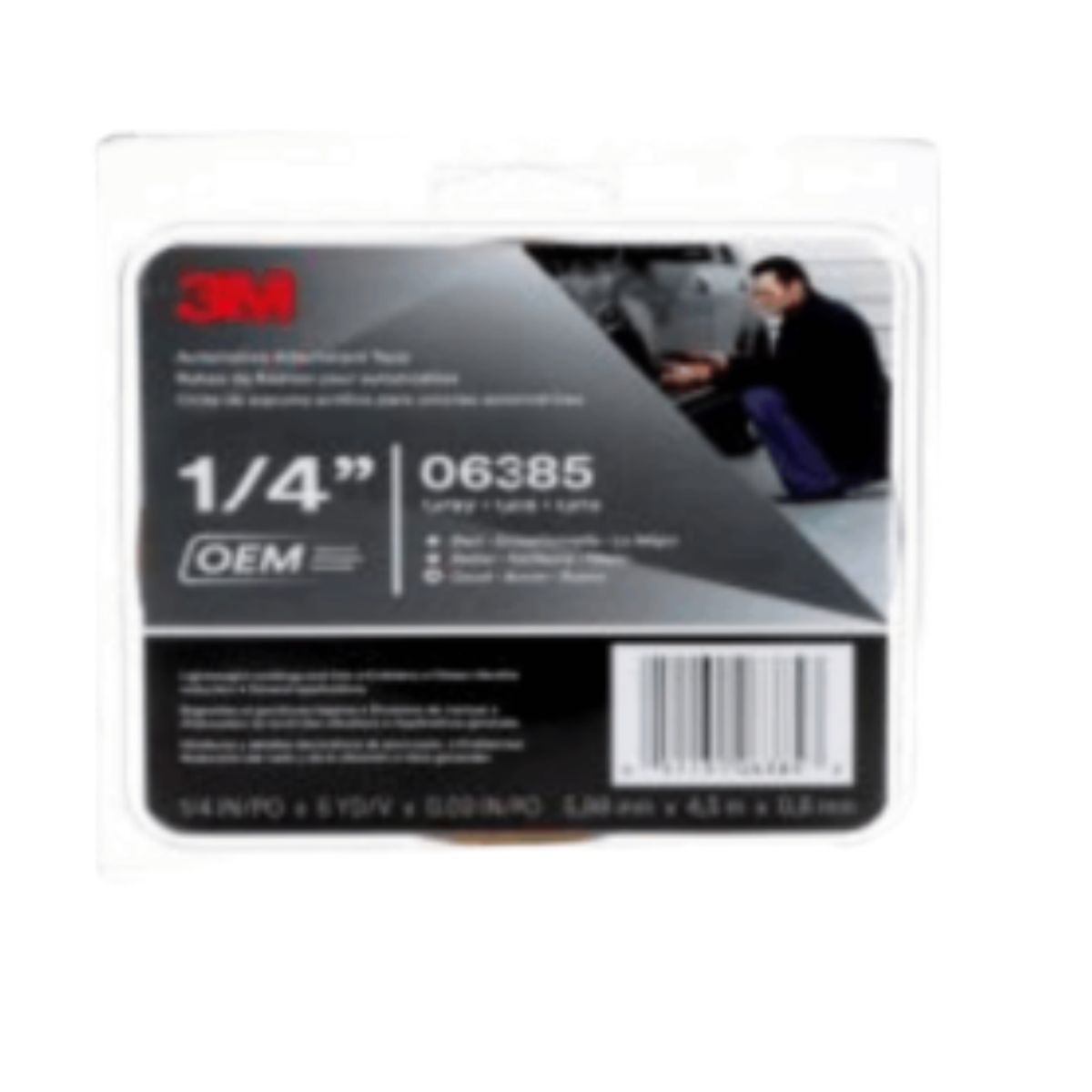 3M - PN 06385 CINTA DE EMBLEMAS 3/16'' X 5 MT - 3M  - UNIDAD