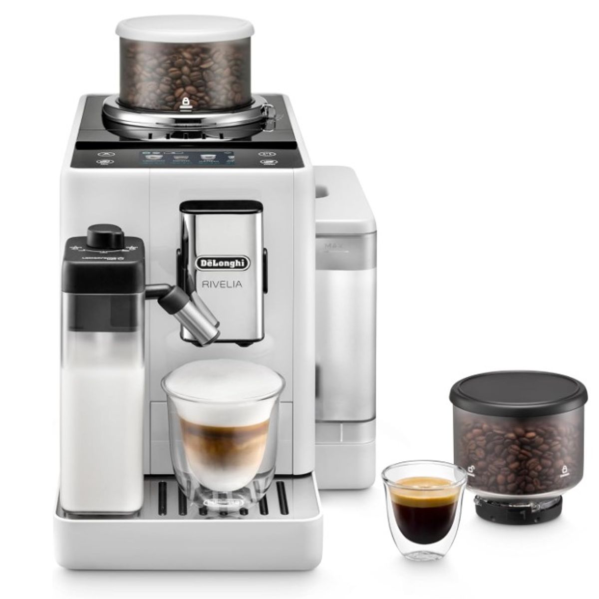 DELONGHI - Cafetera Superautomática De’Longhi Rivelia EXAM440.55.BG, 1450 W, 19 bares