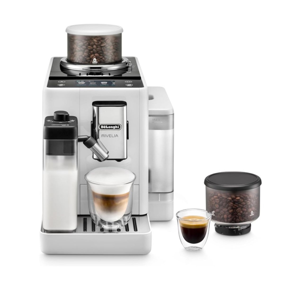 DELONGHI - Cafetera Superautomática De’Longhi Rivelia EXAM440.55.BG, 1450 W, 19 bares