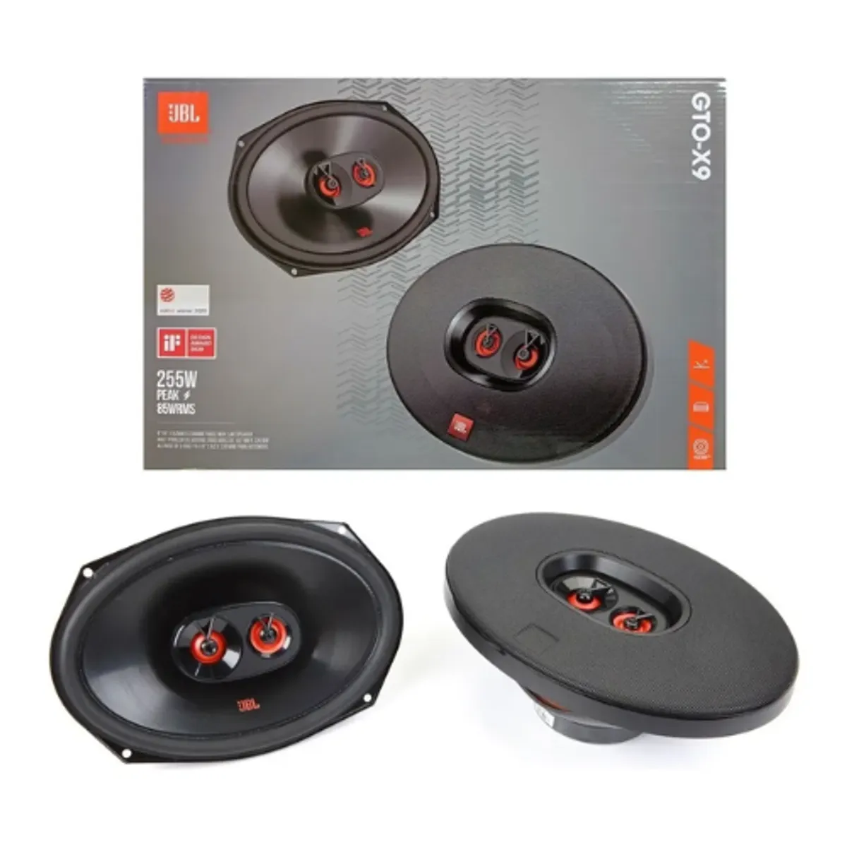 SET DE PARLANTES OVALADOS 6X9 GTO-X9 3 VIAS 255W, marca JBL - Foto 2