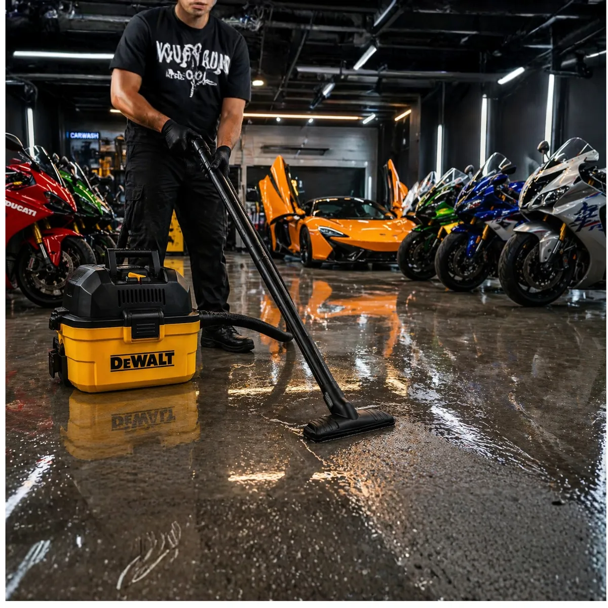 DEWALT - Aspiradora y sopladora de polvo y liquido15 litros TOOLBOX DEWALT