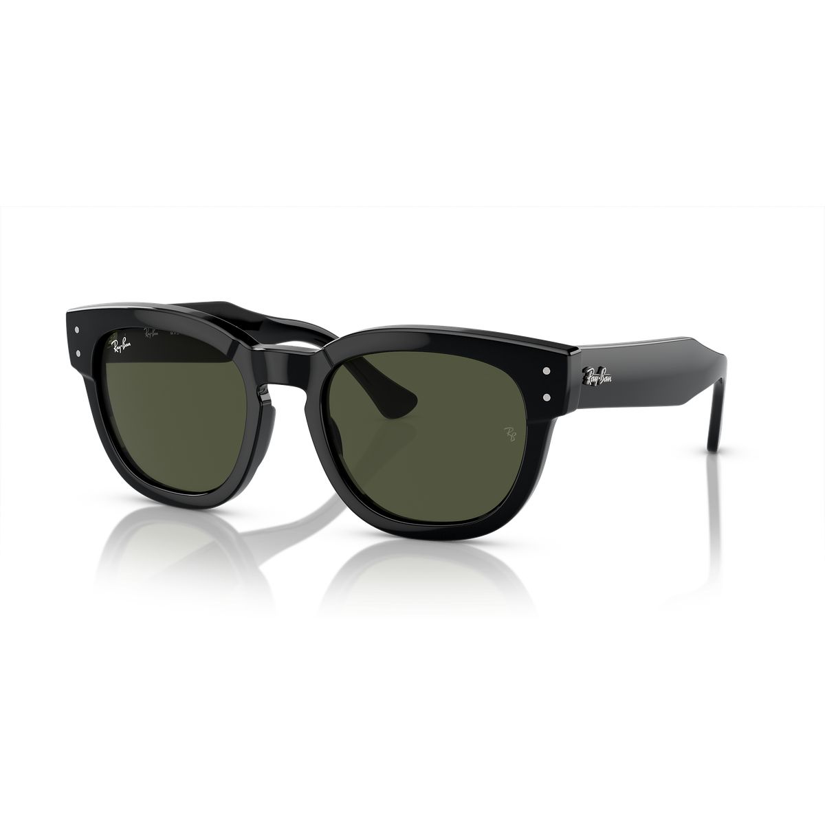 RAY BAN - Lentes de sol Ray-Ban Mega Hawkeye Negro PulidoVerde 53 mm RB0298S 90131 53-21