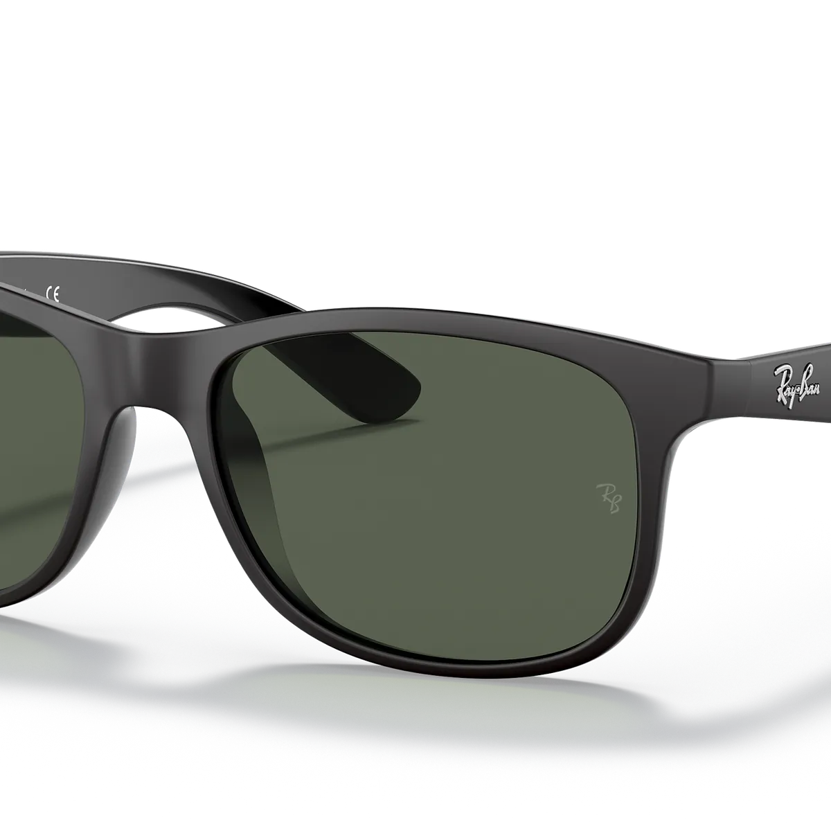 RAY BAN - Lentes de sol Ray-Ban Andy Negro MateVerde 55 mm RB4202 606971 55-17