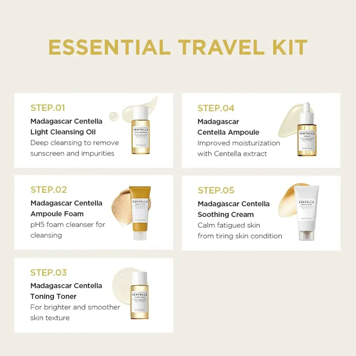 SKIN1004 - SKIN1004 Madagascar Centella Travel Kit