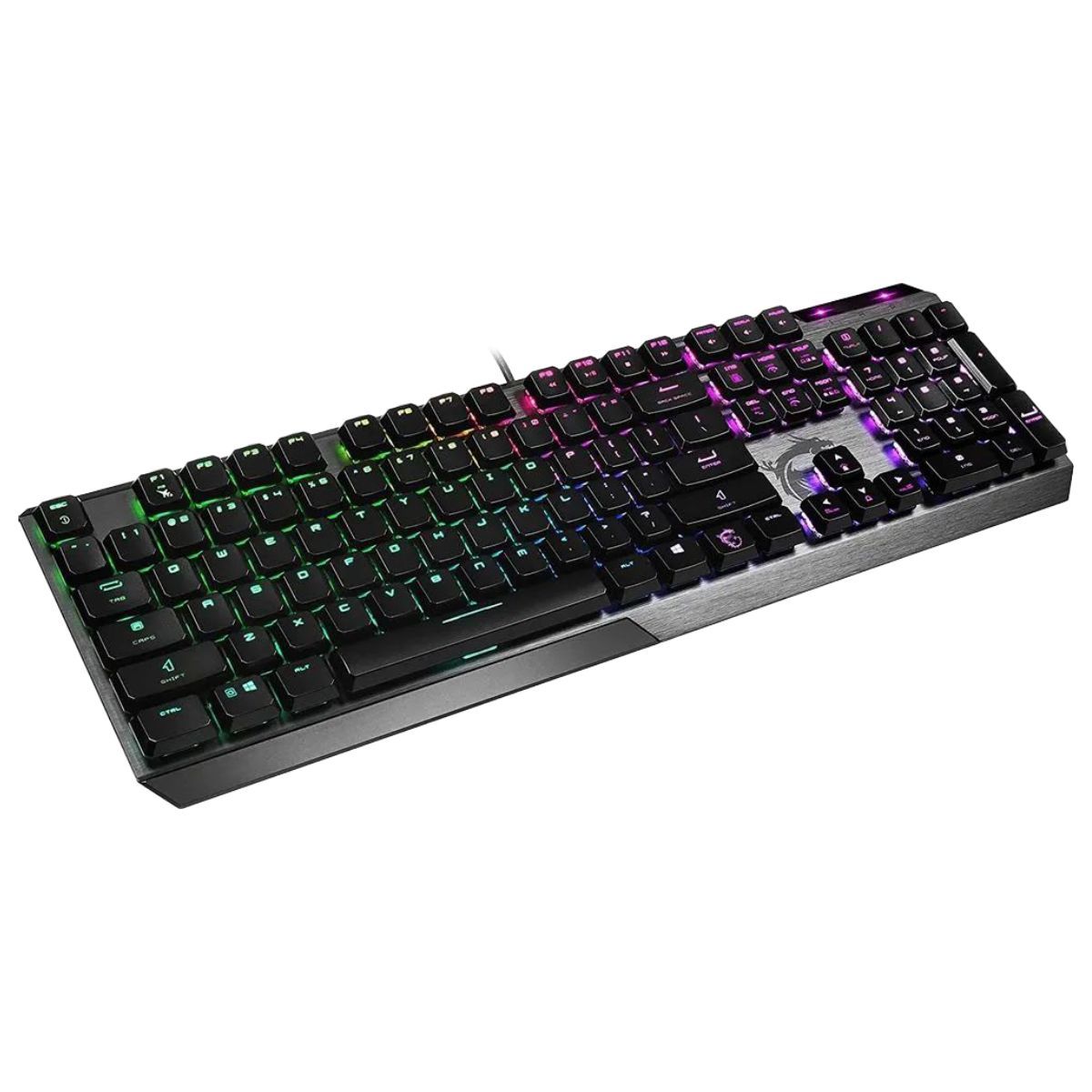 Msi - TECLADO GAMER VIGOR LOW PROFILE MECÁNICO ILUMINACIÓN RGB US GK50