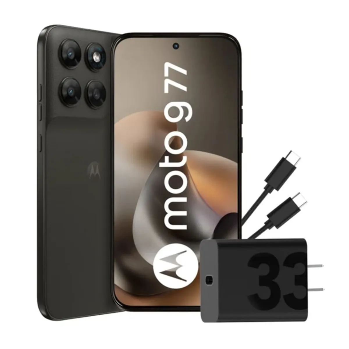 MOTOROLA - Celular Motorola Moto G77 5G 8GB 256GB Black Olive