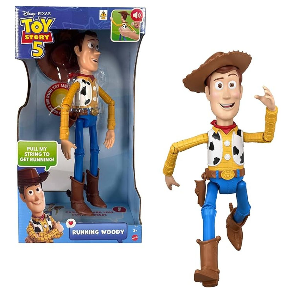 Toy Story - Toy Story 5 Figura Woody 30Cm Corredor Con 50 Frases y Sonidos