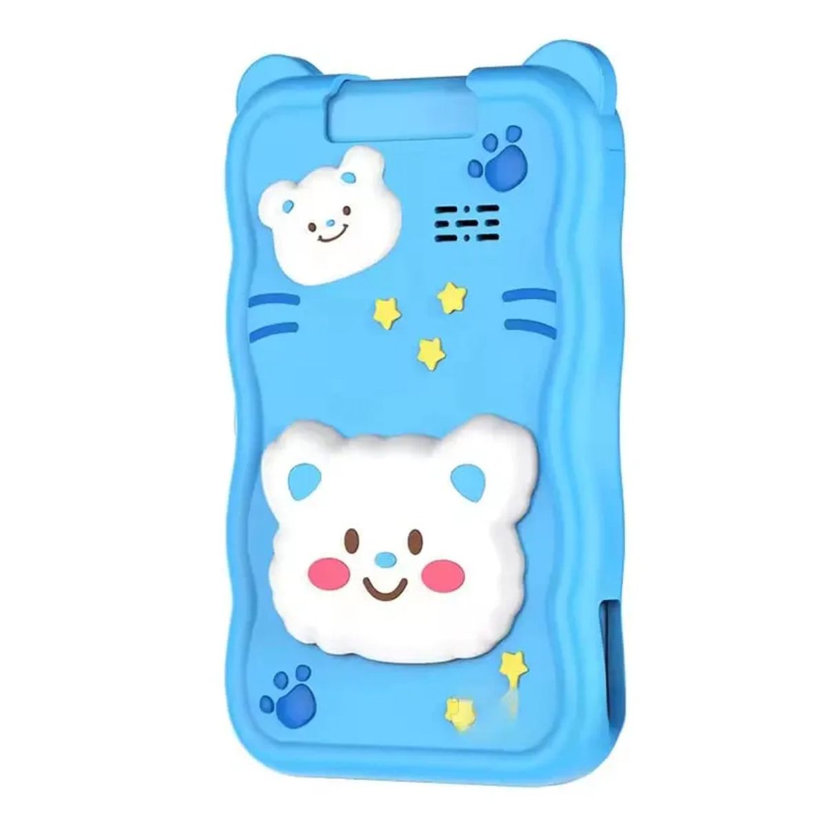 GENERICO - CAMARA DIGITAL PARA NIÑOS CON CAMARA REVERSIBLE Y JUEGOS CELESTE