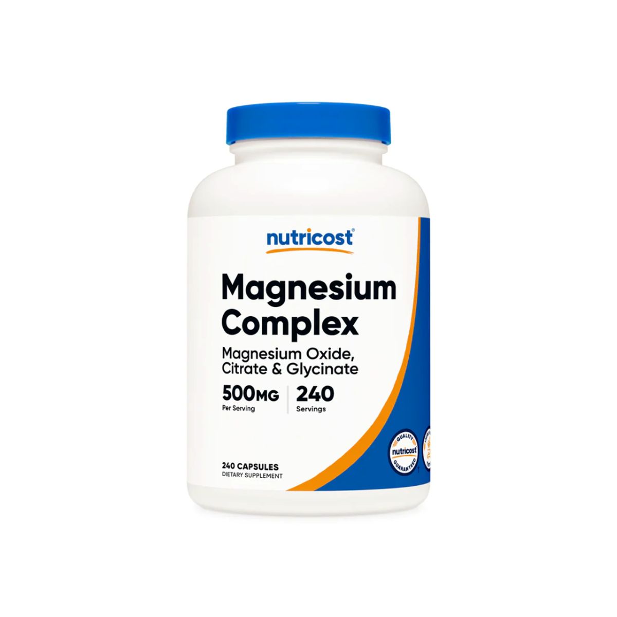Nutricost - Magnesium Complex 500 mg Complejo de Magnesio 240 capsulas