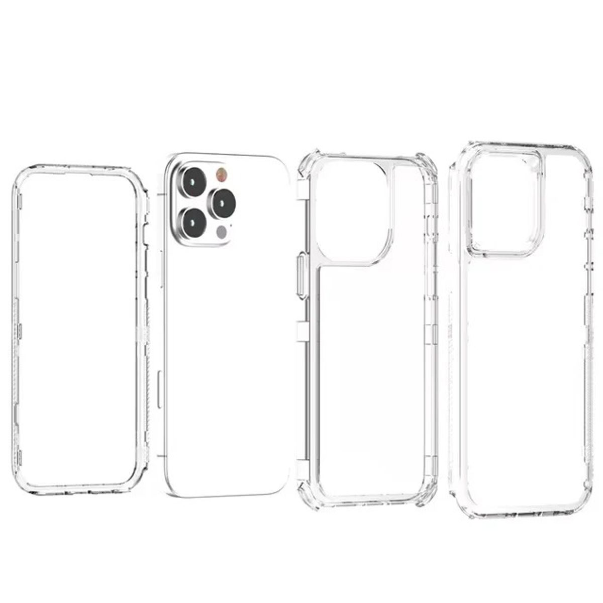 GENERICO - Case transparente 360 Para iphone 14 pro
