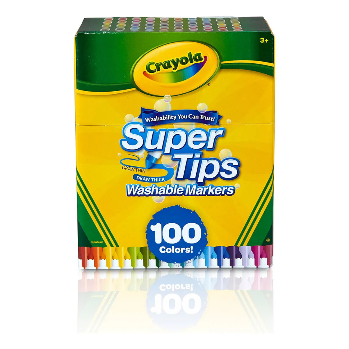 CRAYOLA - PLUMONES CRAYOLA SUPER TIPS X 100 UND