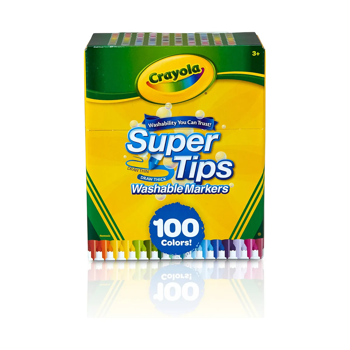 CRAYOLA - PLUMONES CRAYOLA SUPER TIPS X 100 UND