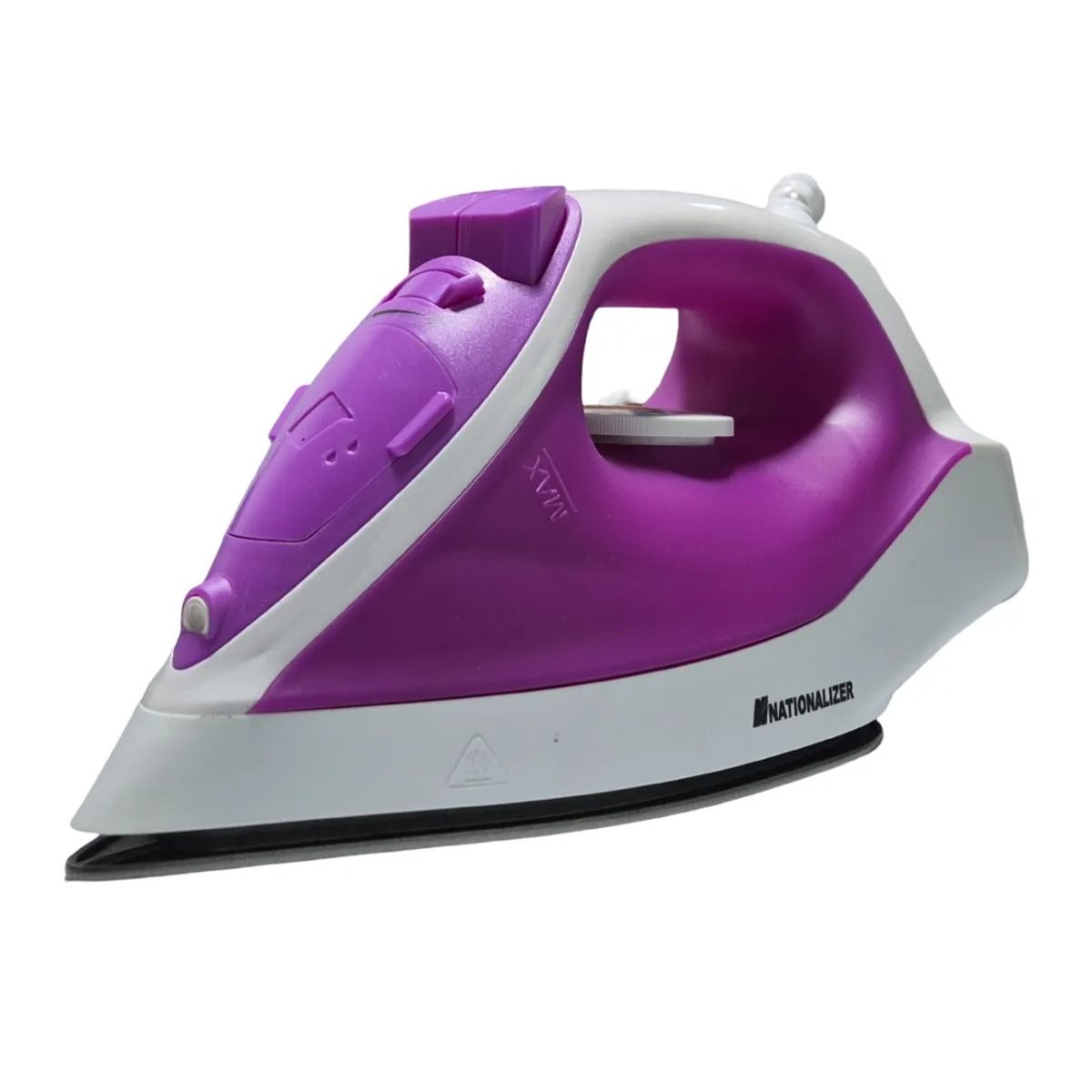NATIONALIZER - Plancha a Vapor Nationalizer NZ-2264 Morado, Celeste y Gris