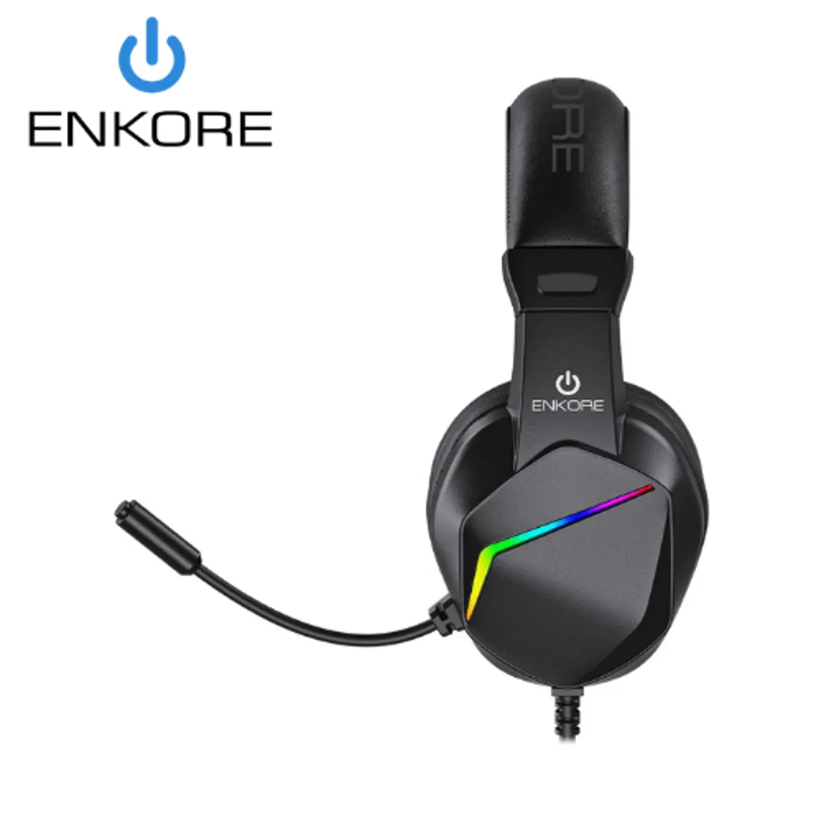 ENKORE - AUDIFONO GAMER USB RAINBOW CON MICRO WINNER EKH G1001U ENKORE