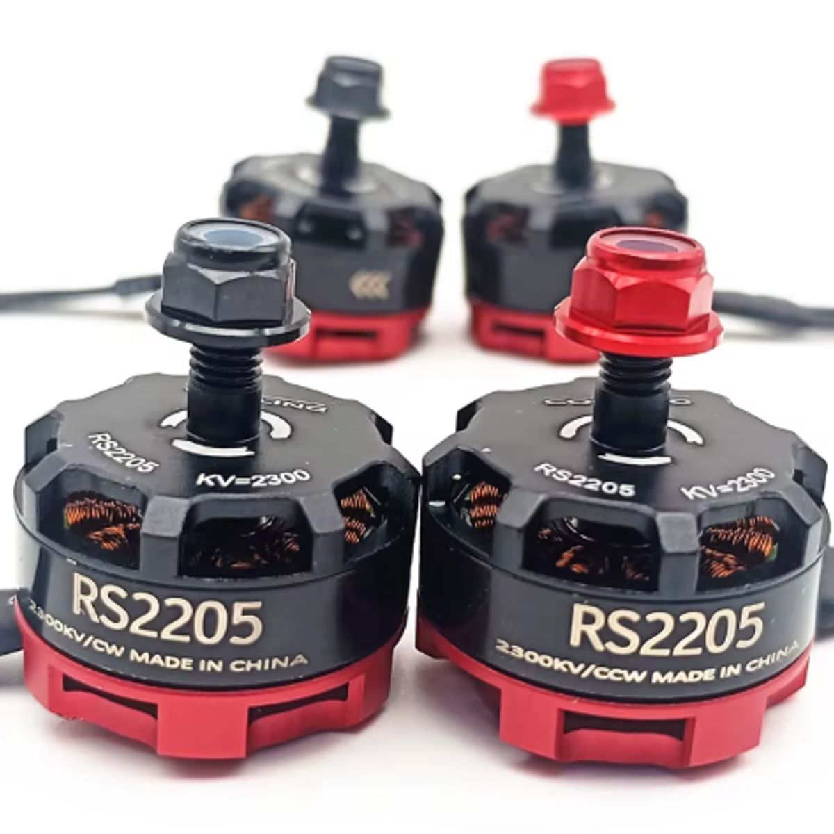 GENERICO - Kit 4 Motores RS2205 2300KV 2CW+2CCW para Dron FPV 3-4S