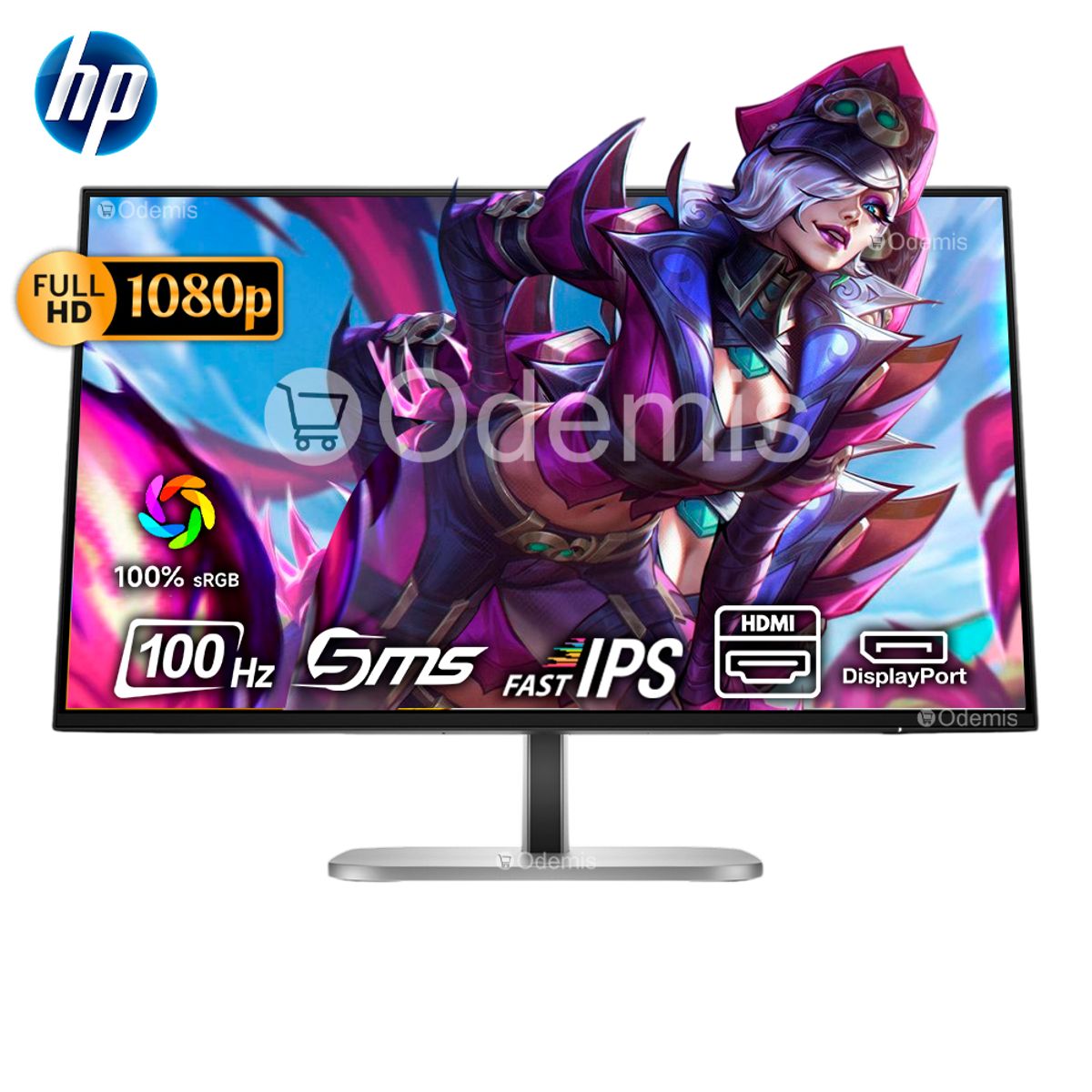 HP - Monitor Plano HP Serie 5 Pro 524pf 23.8" WLED/FHD/IPS/Antirreflectante/HDMI/DP/USB-A/USB-B