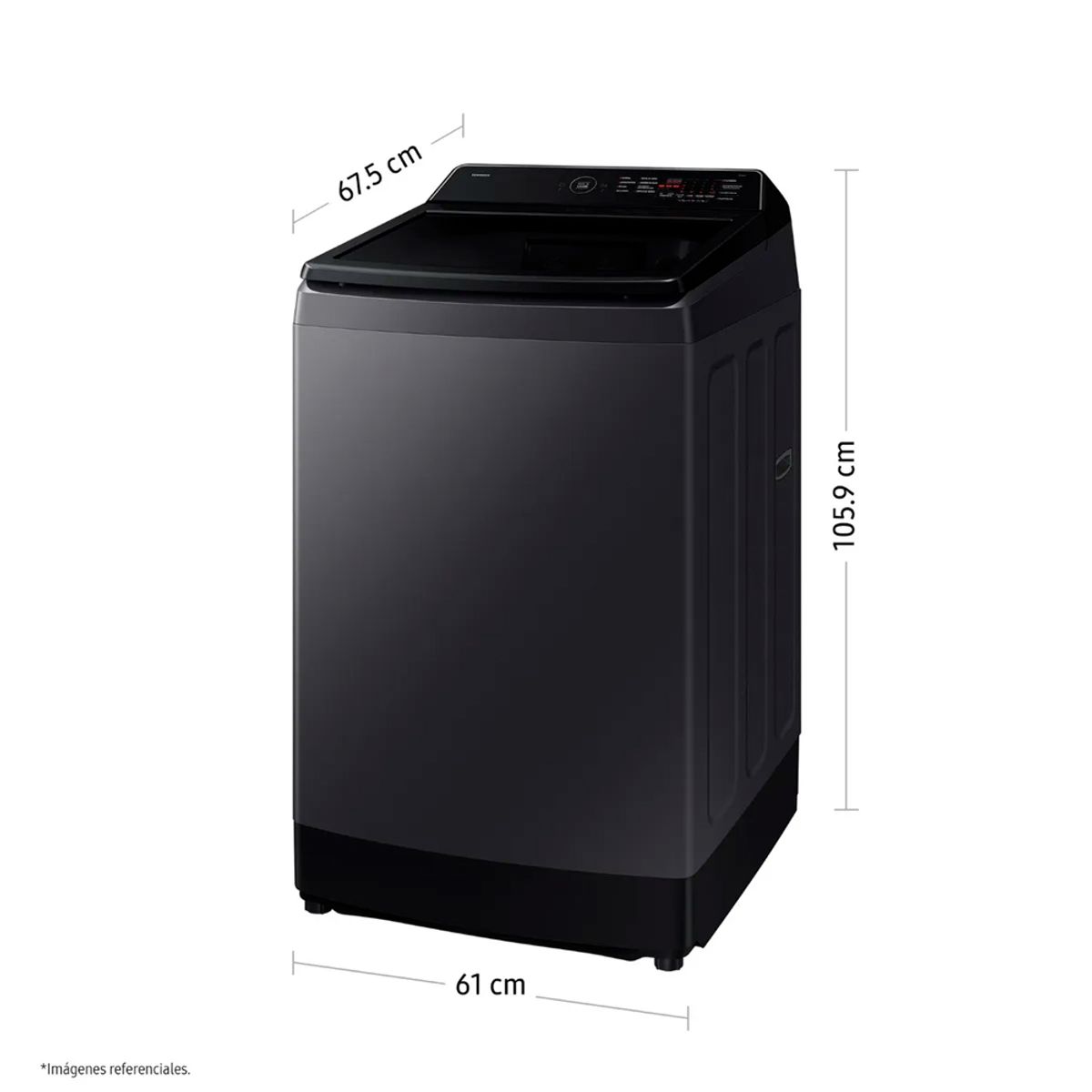 SAMSUNG - Lavadora Automática Samsung Carga Superior 13KG WA40F13E4C - Gris