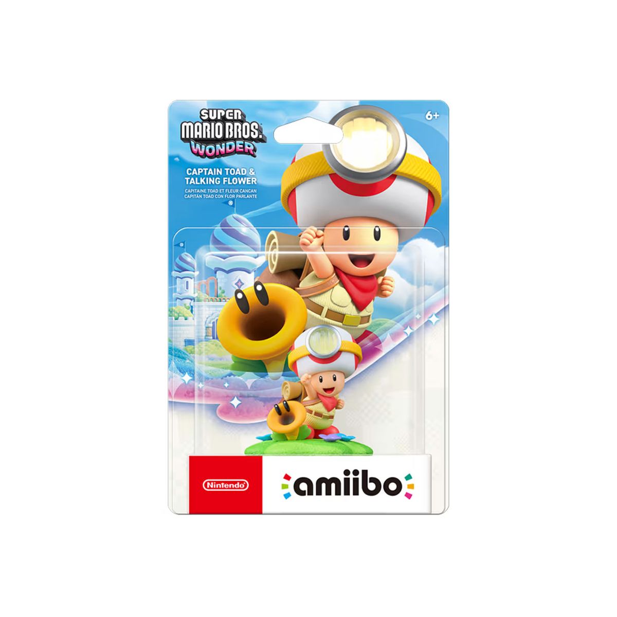 NINTENDO - Amiibo Super Mario Bros Wonder-Captain Toad & Talking Flower