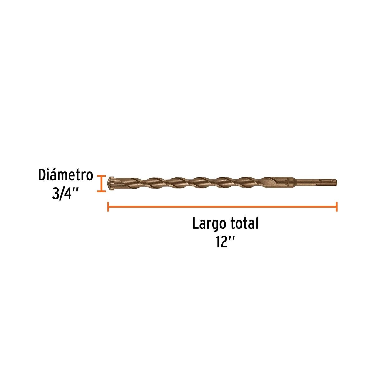 TRUPER - Broca SDS Plus 34 x 12, Truper - 11287