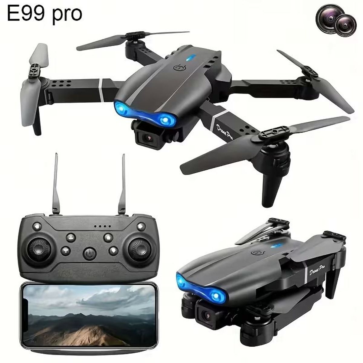 GENERICO - Drone E99 Pro - Wifi