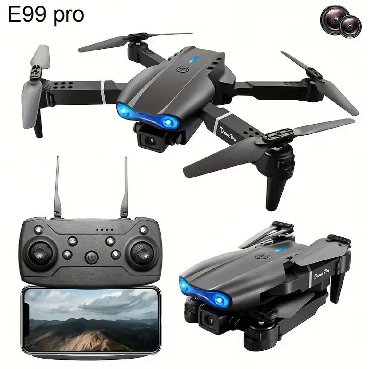 GENERICO - Drone E99 Pro - Wifi