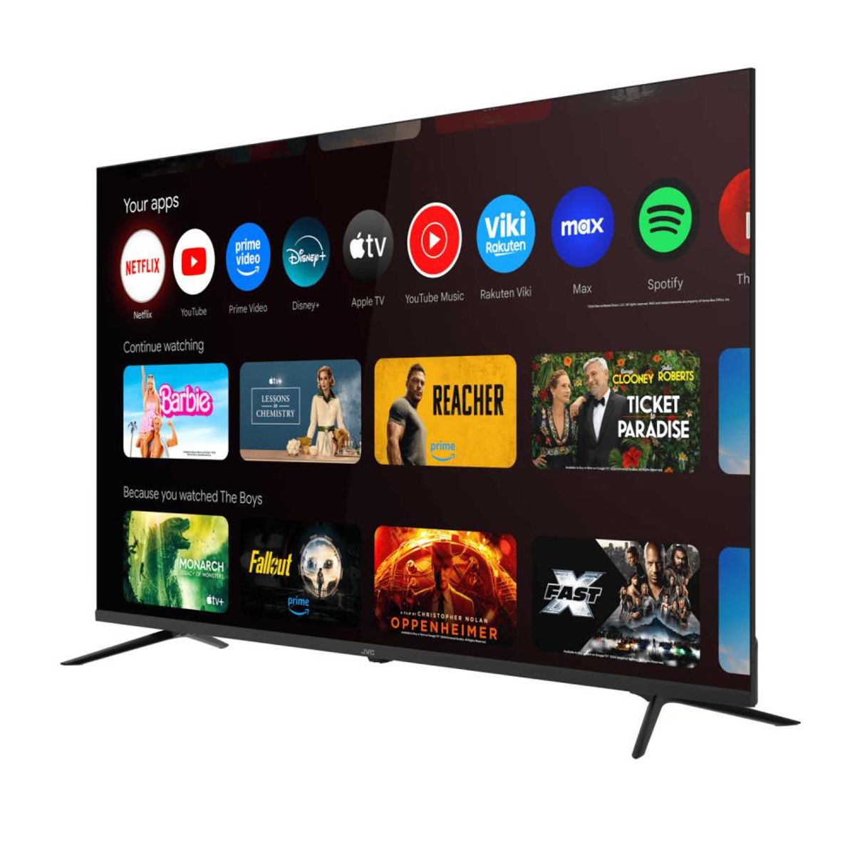 JVC - Televisor Jvc 58 Uhd 4k Google Tv Lt-58km548