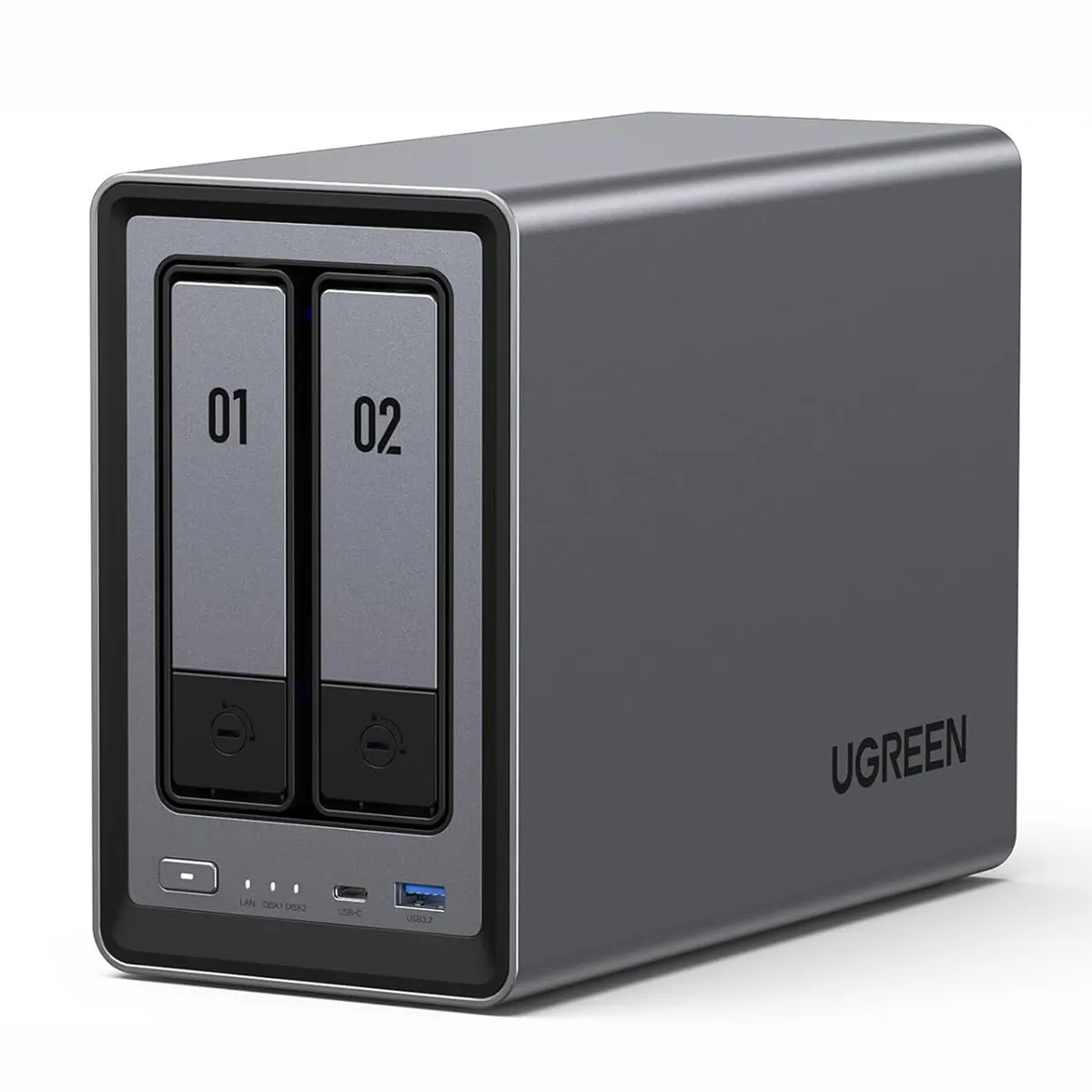 UGREEN - UGREEN Escritorio NAS DXP2800 de 2 Bahías