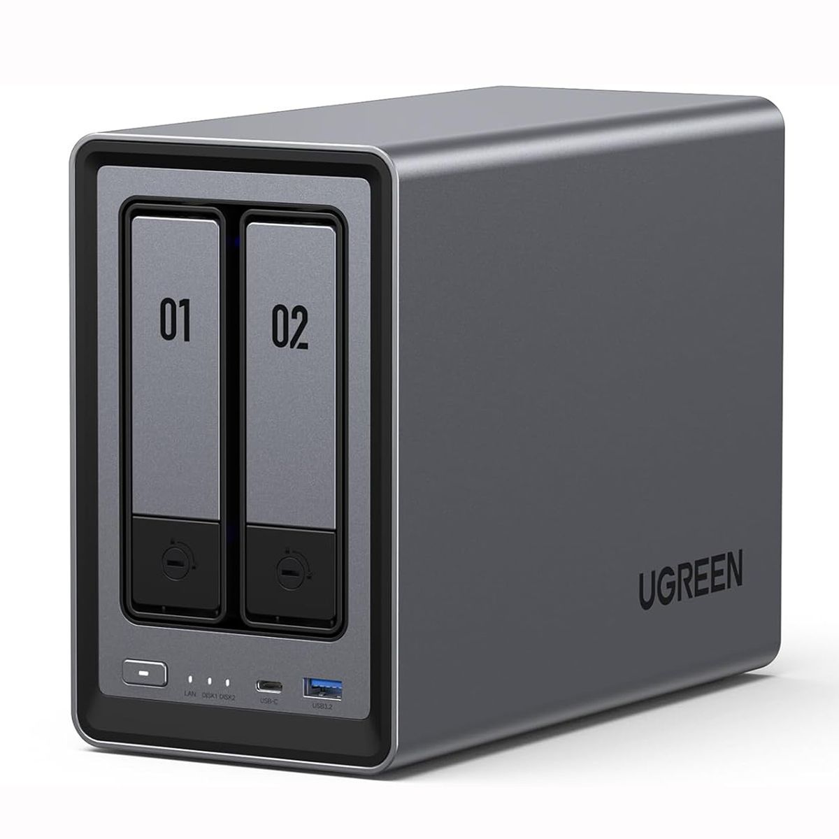 UGREEN - UGREEN Escritorio NAS DXP2800 de 2 Bahías