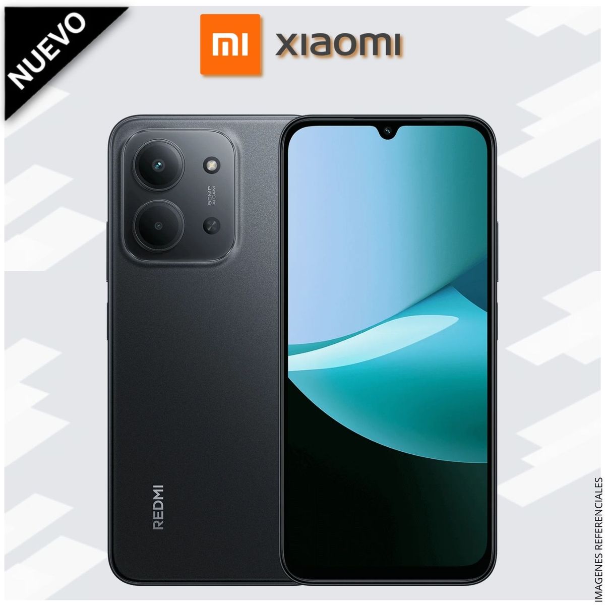 XIAOMI - Celular Smartphone Xiaomi Redmi 15C 256GB ROM 8GB RAM 6000 mAh NFC 120Hz - Negro Ocaso