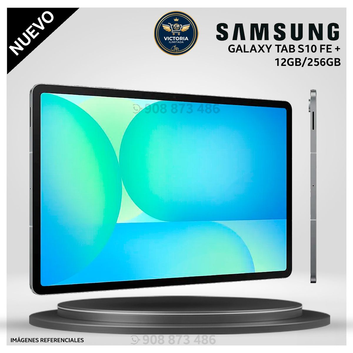 SAMSUNG - Tablet Samsung Galaxy Tab S10 FE+ 13.1 pulg. WUXGA  256GB 12GB RAM - GRAY