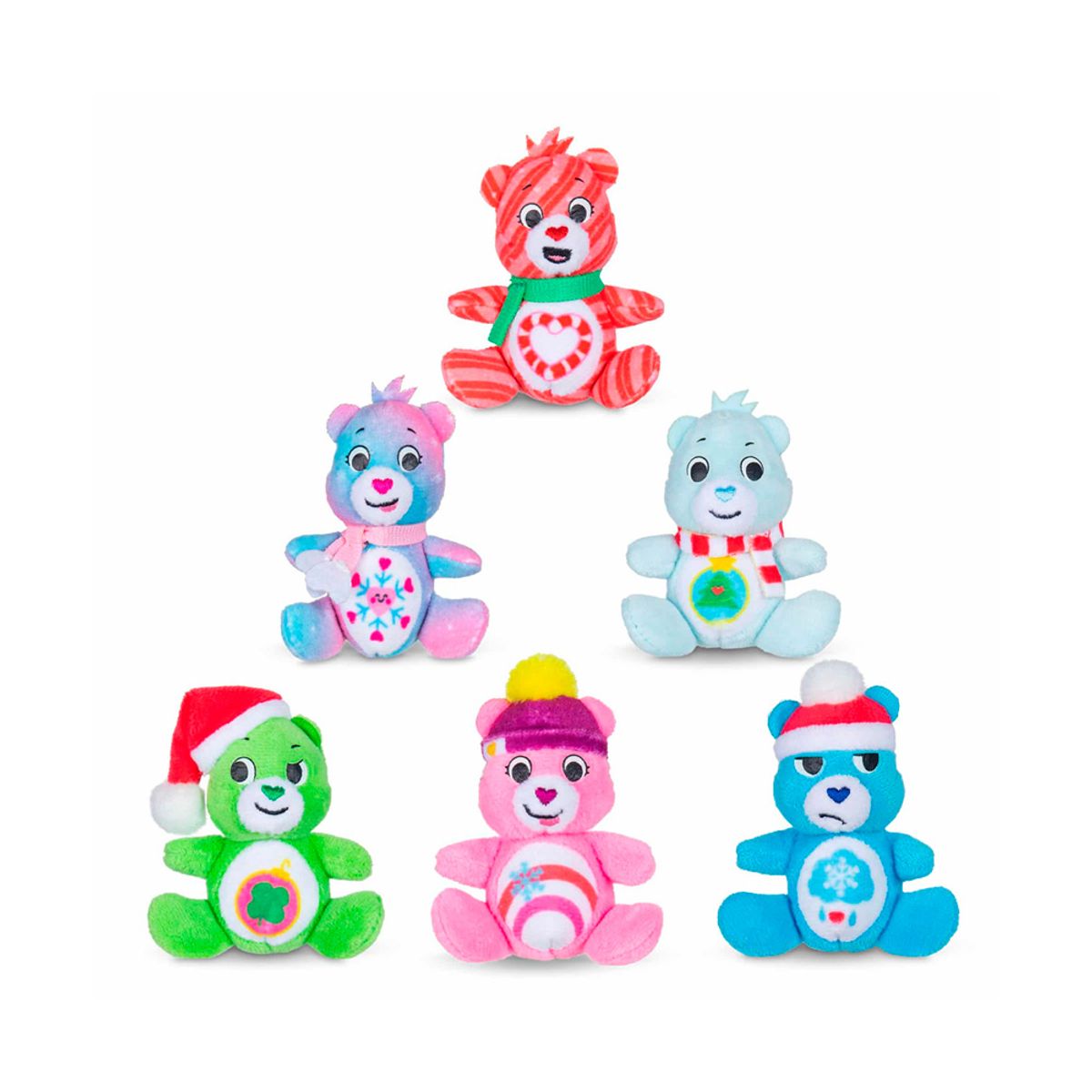 GENER - Micro Teenies Holiday Care Bears Mini Set 6 Unidades