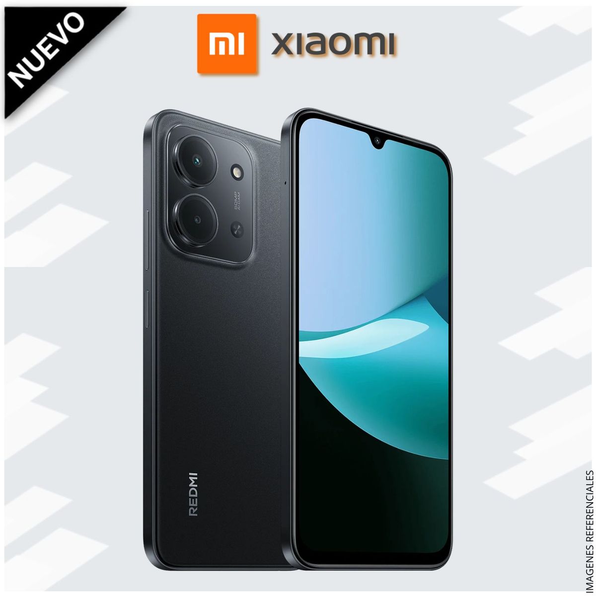 XIAOMI - Celular Smartphone Xiaomi Redmi 15C 256GB ROM 8GB RAM 6000 mAh NFC 120Hz - Negro Ocaso