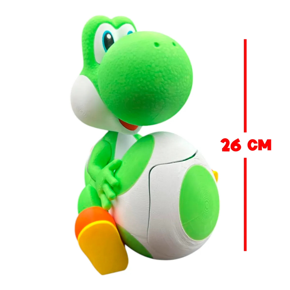 GENERICO - Mario Bros Galaxy - Palomera 3D Inspirada en Yoshi - 26cm