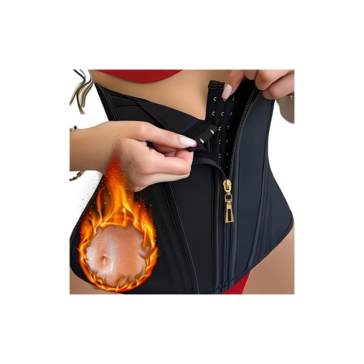 OEM - Faja Colombiana  Cinturilla Con 9 Varillas Talla M