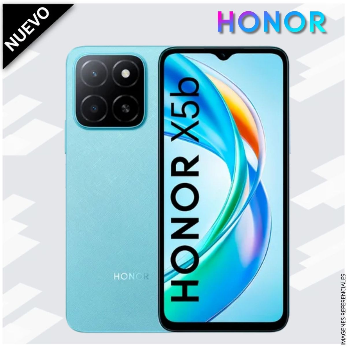 XIAOMI - Celular Smartphone Honor X5B 128GB ROM 4GB RAM 5100 mAh - AZUL OCÉANO