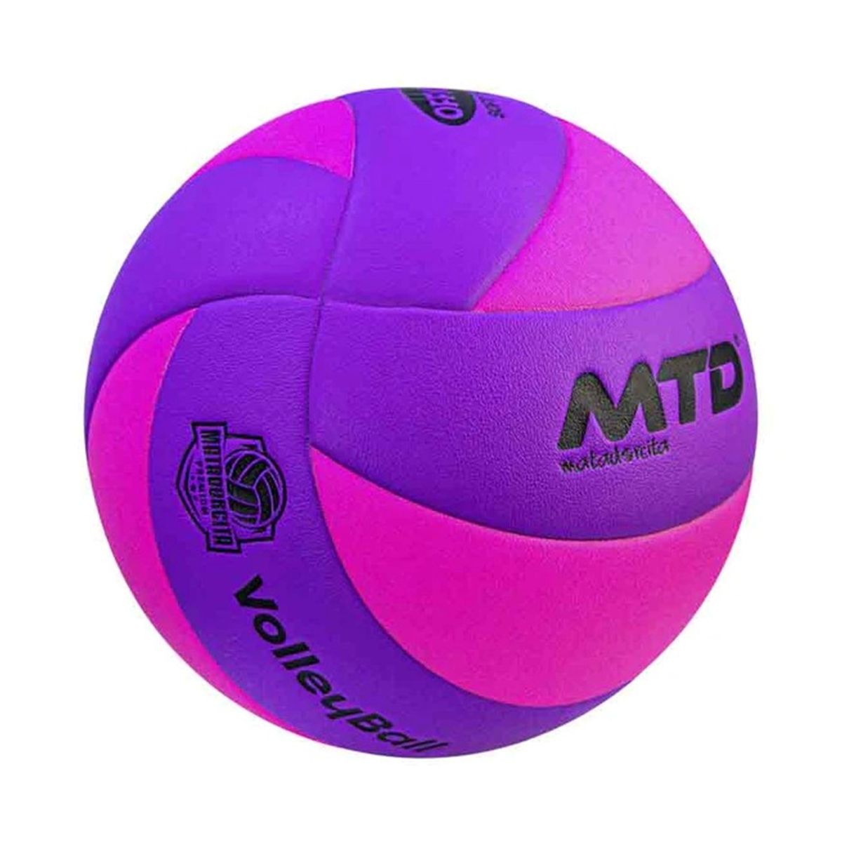 MTD - PELOTA PARA VÓLEY TALLA 5 PU THERMO SELLADO HYGROSCOPIC MT-830 MTD MORADO FUCSIA