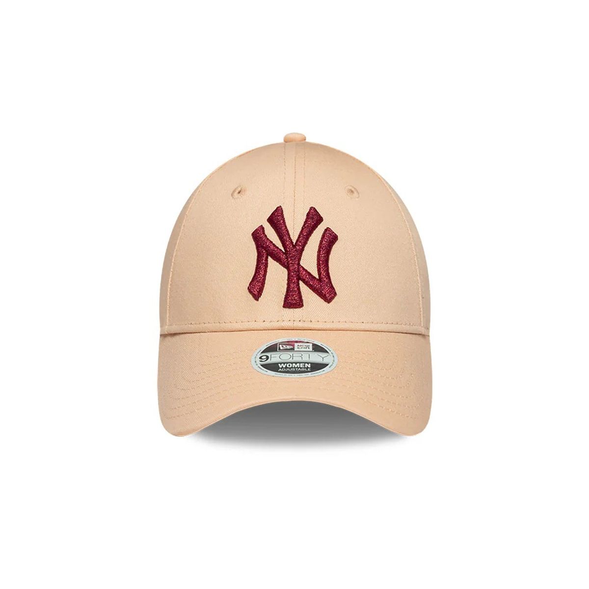 New Era - New York Yankees Womens Metallic Logo 9FORTY Strapback Rosa