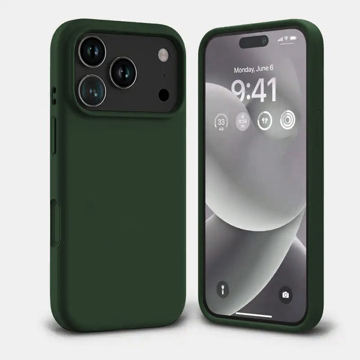 GENERICO - Funda Iph 17 Pro Max - Verde Militar