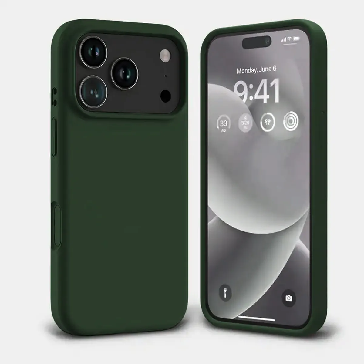GENERICO - Funda Iph 17 Pro Max - Verde Militar