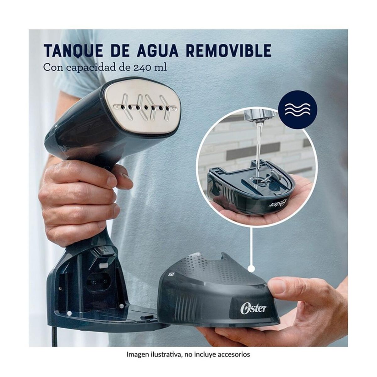 OSTER - Vaporizador De Prendas Portátil GCSTES101