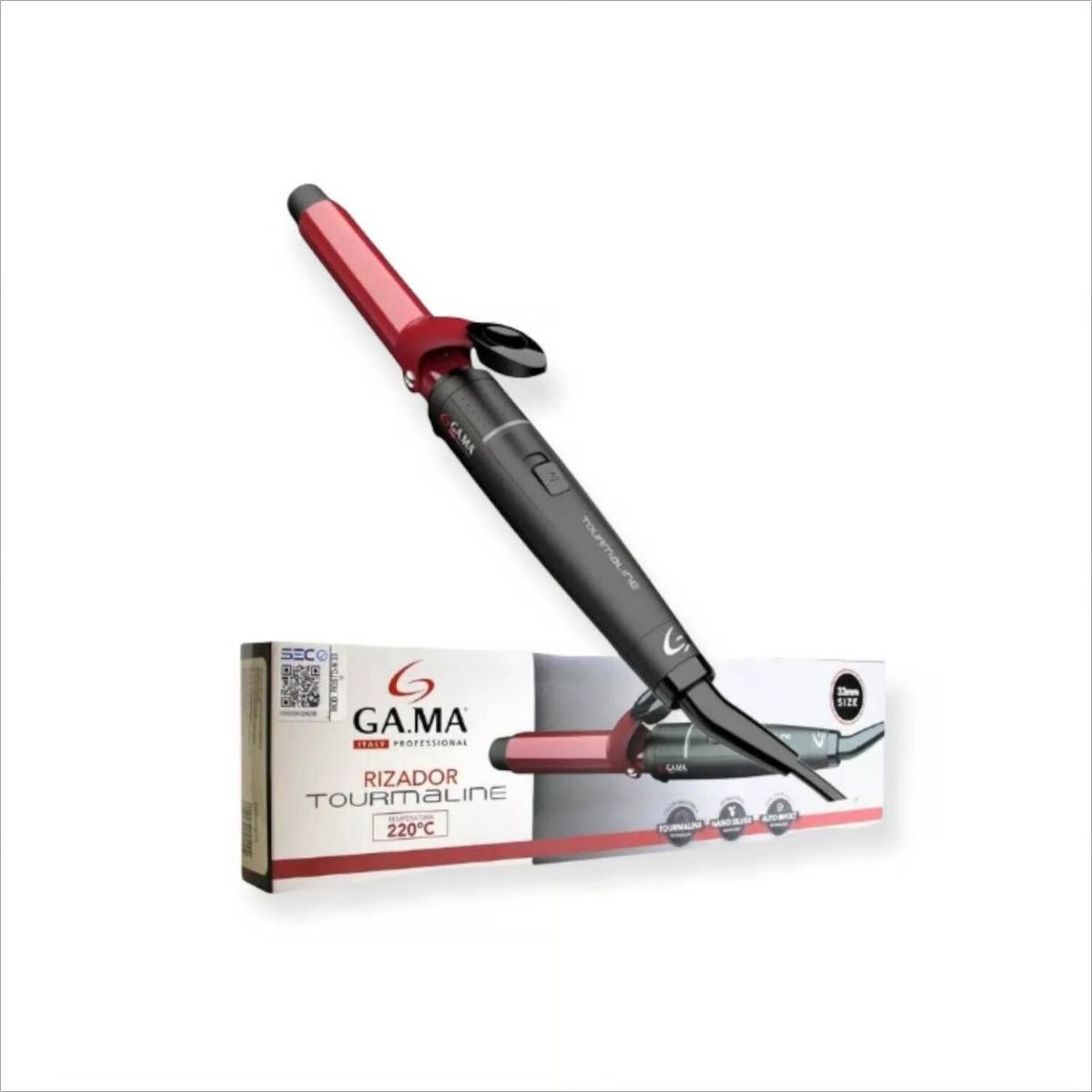 Gama - Rizador Tourmalina Nano Silver 220°C 19MM BECCG0000000221