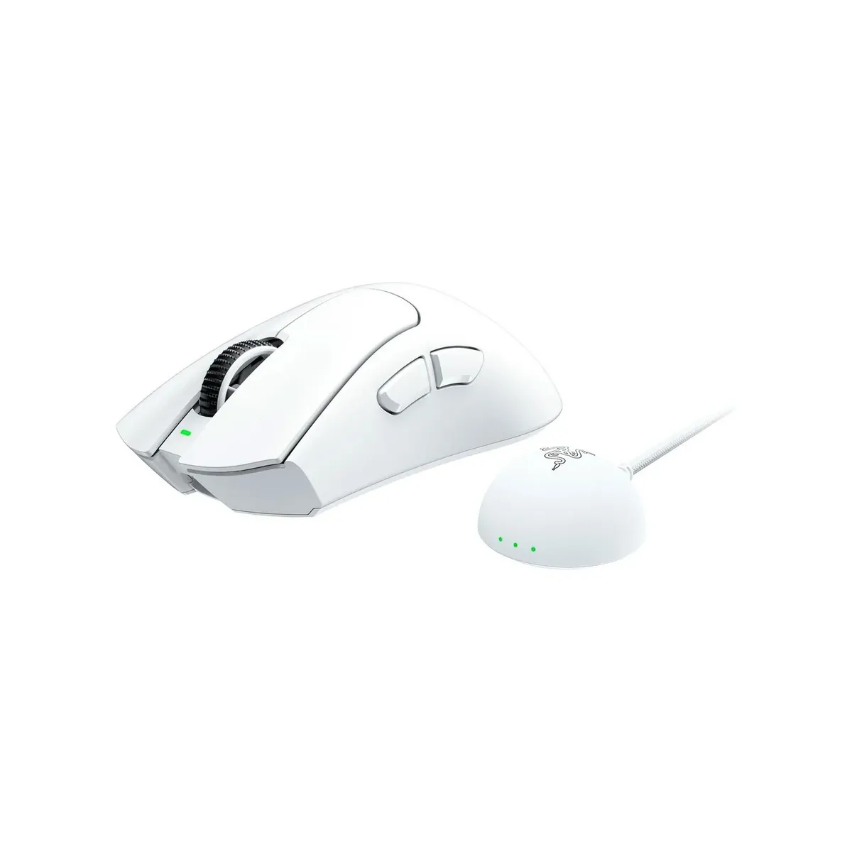 RAZER - Mouse Gamer Razer DeathAdder V4 Pro 45K DPI HyperPolling 8000Hz Blanco