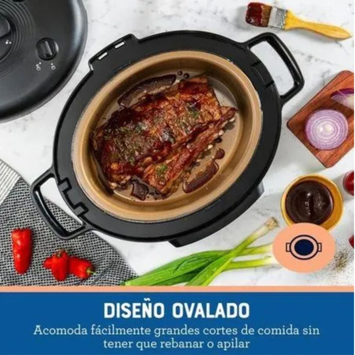 OSTER - Oster Multi Olla Rápida Ovalada Oster CKSTPCECOV57-053 5.7L