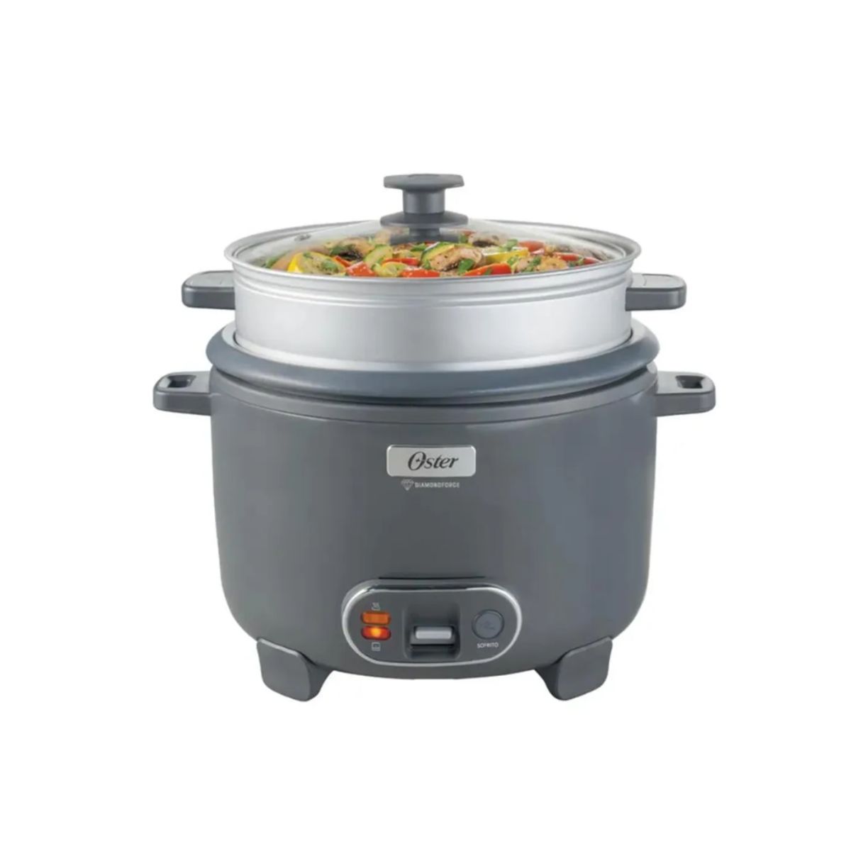 OSTER - Oster Arrocera Multifuncional Oster CKSTRC15DFSKE-053 15 Tazas Gris