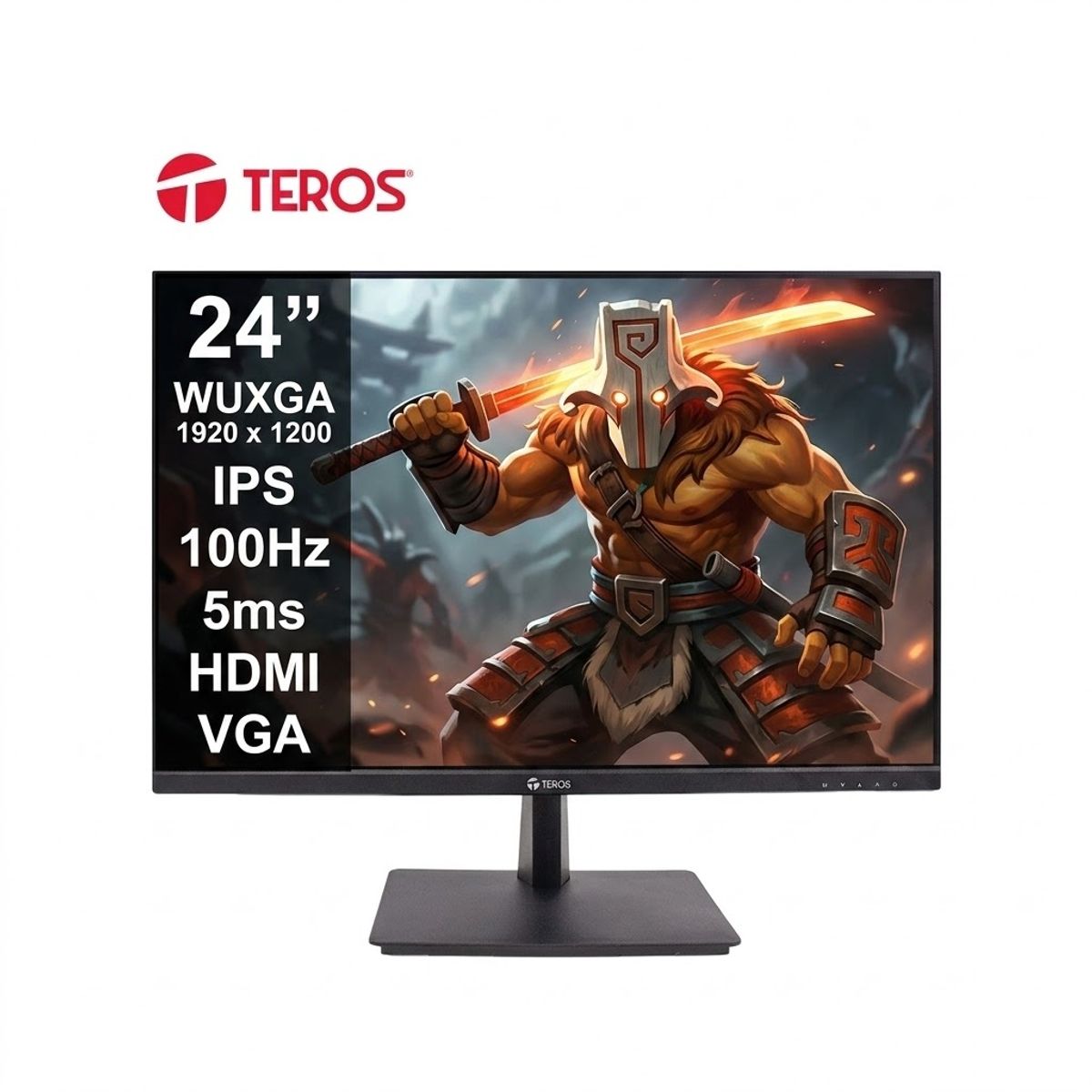 TEROS - MONITOR 24 WUXGA TEROS FULL HD 100HZ 5MS TE-2420CS VGA HDMI