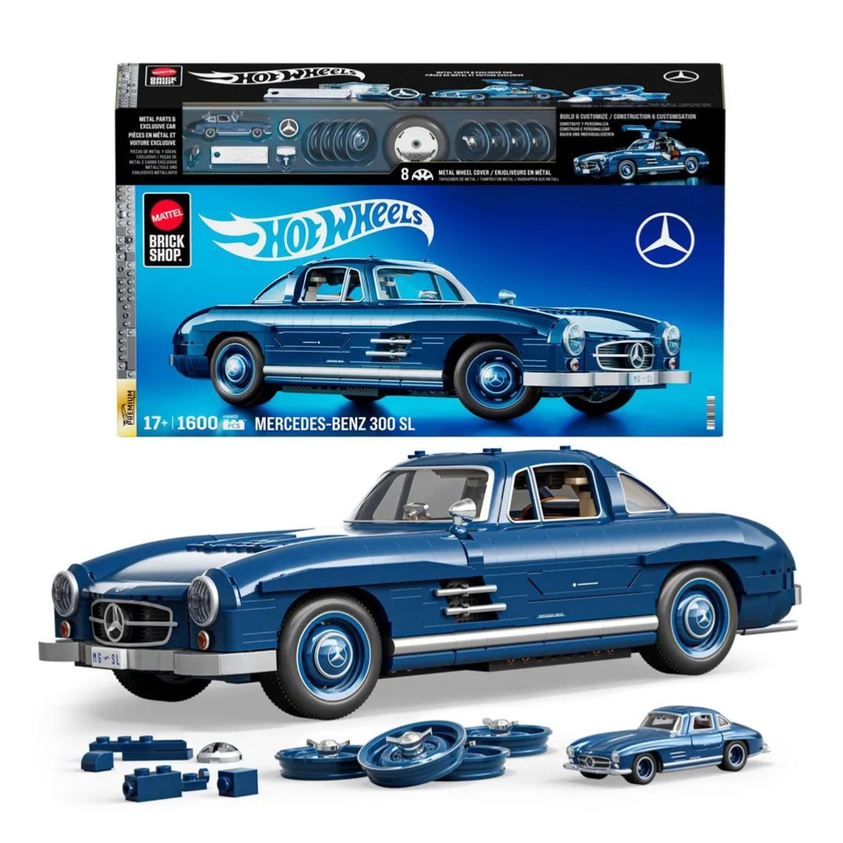 HOT WHEELS - Hot Wheels Mega Premium Mercedes Benz 300 sl